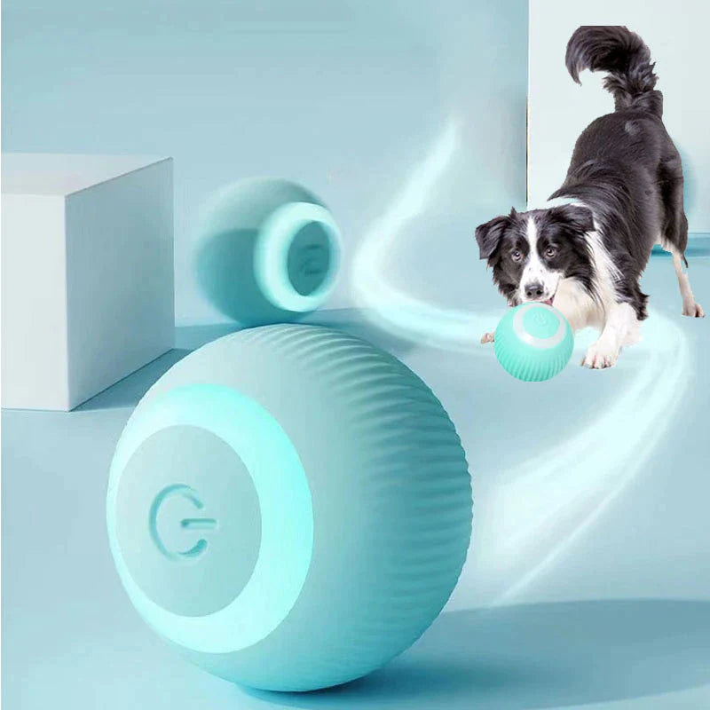 Interactive Electric Puppy Ball - Auto Rolling Toy for Cats & Small Dogs, Fun Self-Moving Games & Pet Accessories