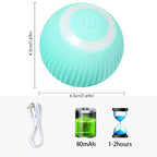 Smart Auto Rolling Electric Dog Ball - Interactive Indoor Training Toy for Active Pets